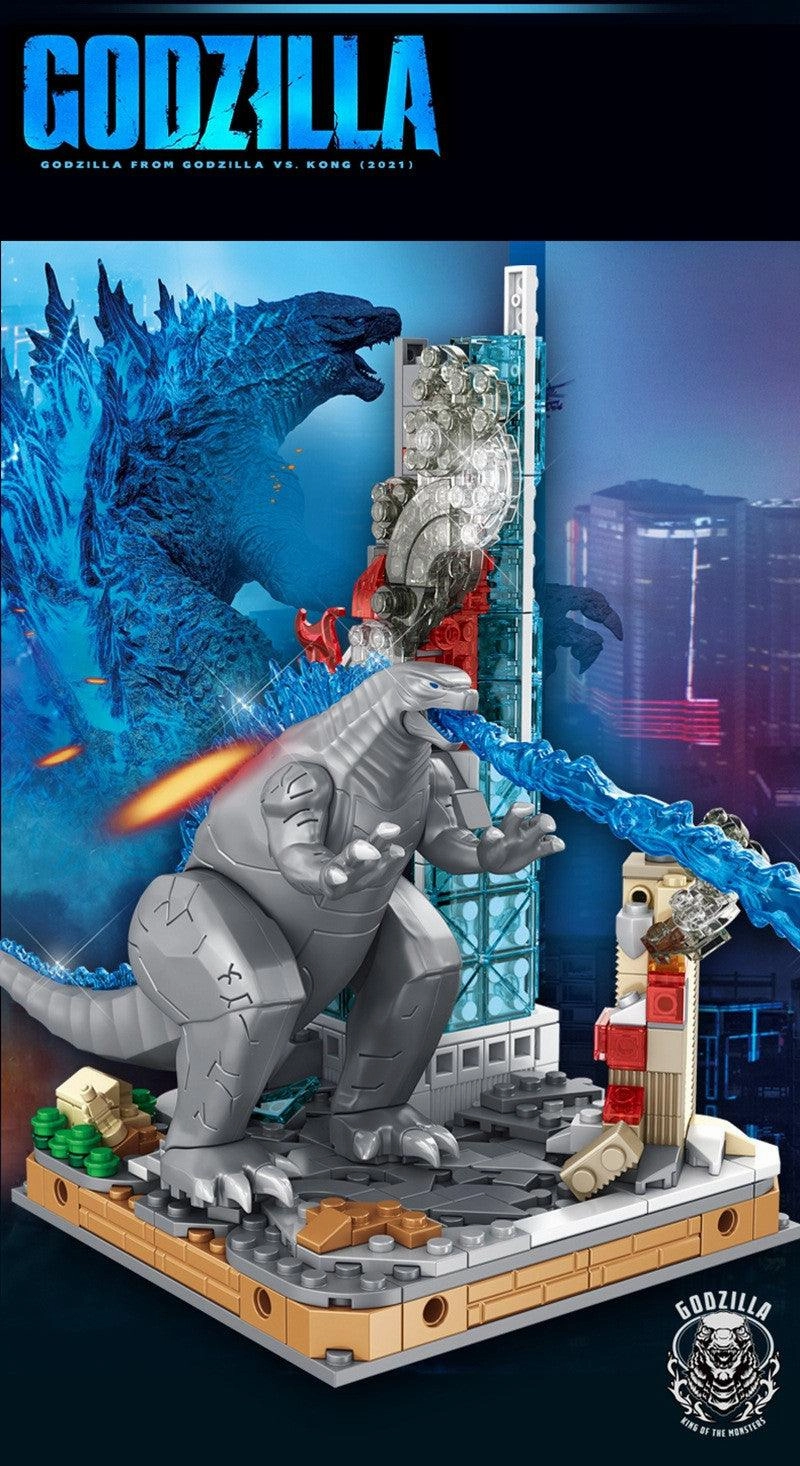 Godzilla City Battle Building Blocks Trigger Warning