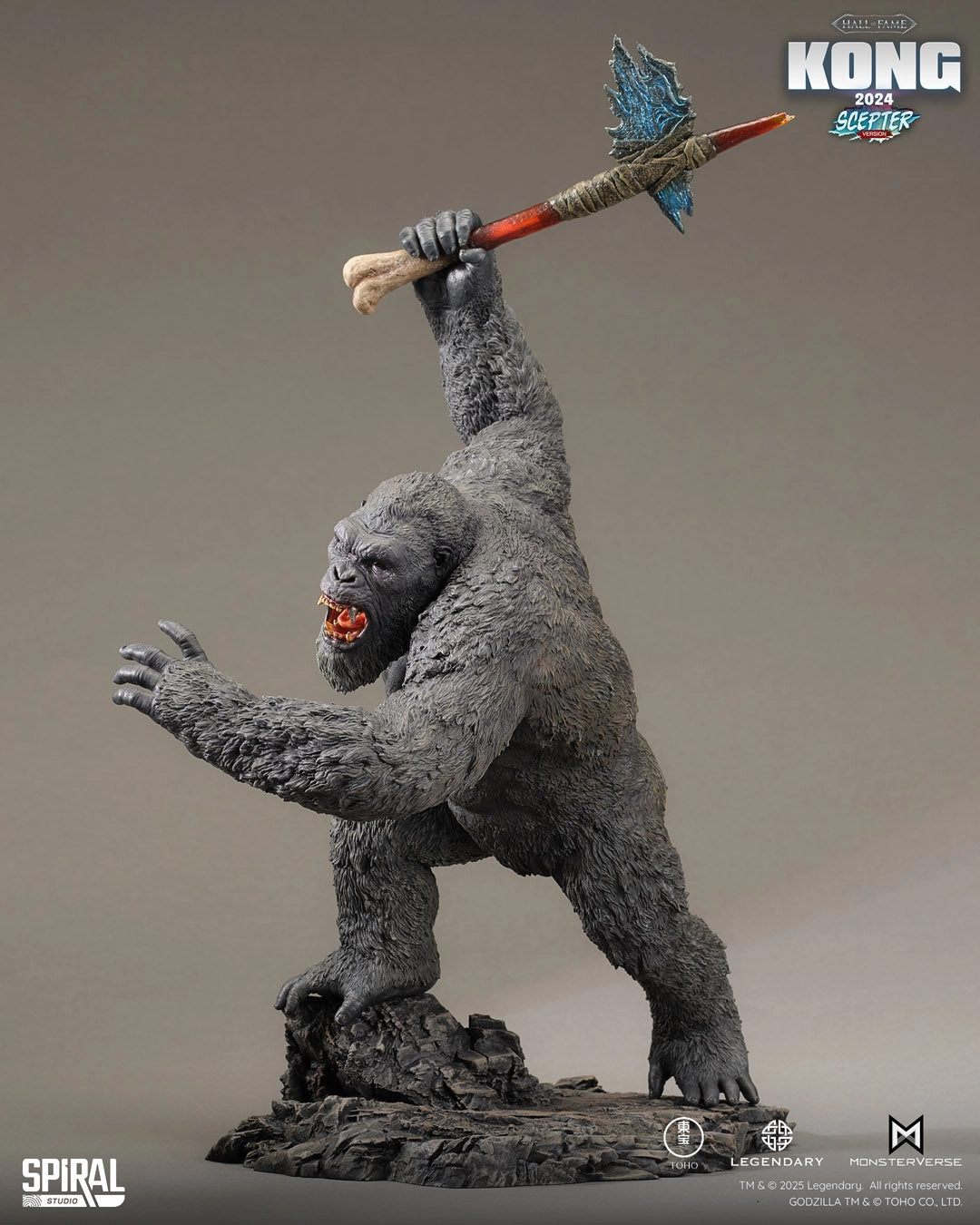 Godzilla x Kong: The New Empire - Kong 2024 (Scepter Version) Statue Constant Companion Deity Statue