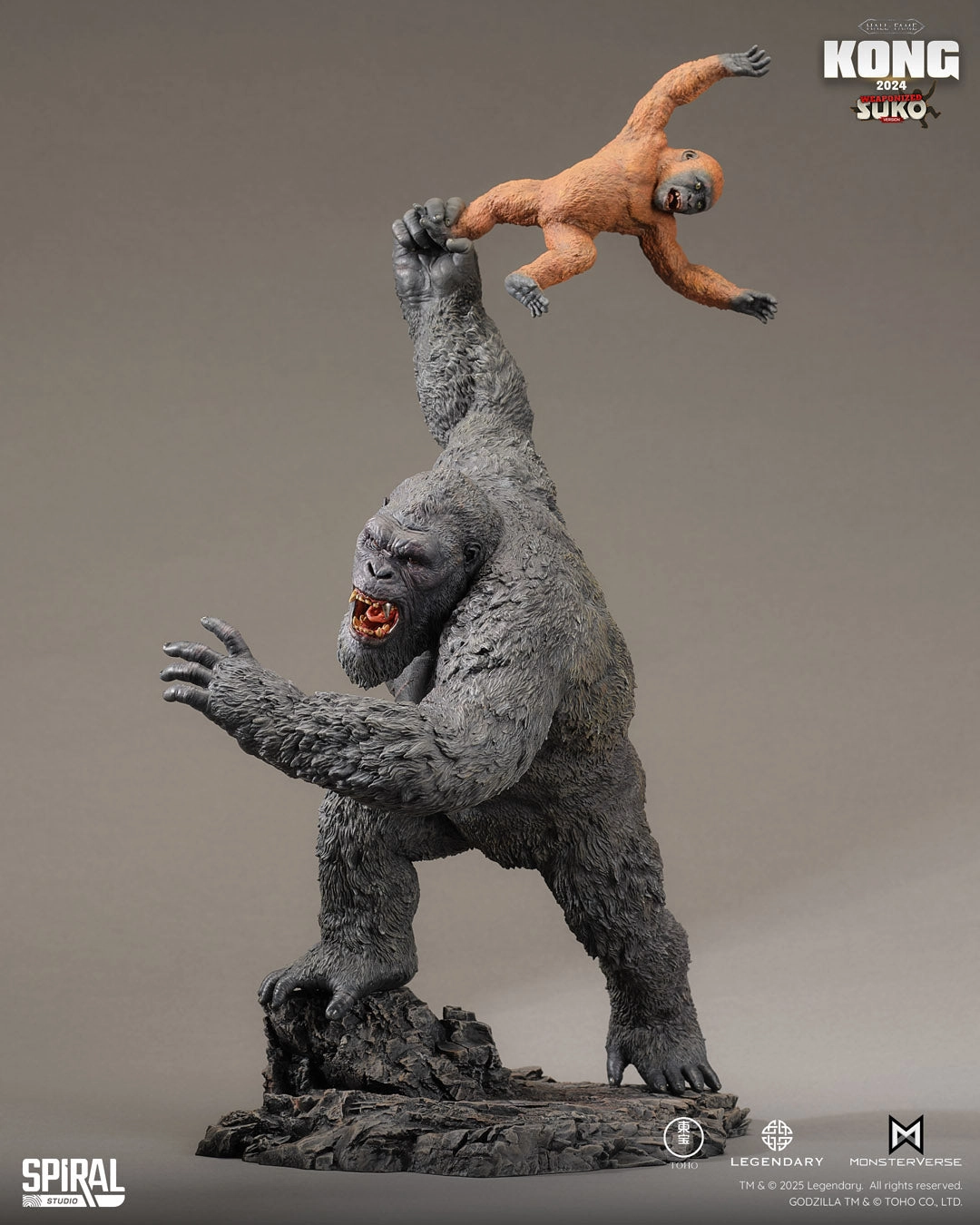 Godzilla x Kong: The New Empire - Kong 2024 (Weaponized Suko Version) Statue Literary Figure