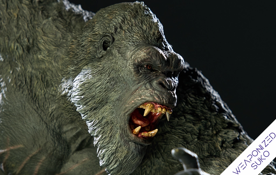 Godzilla x Kong: The New Empire - Kong 2024 (Weaponized Suko Version) Statue Celebrity Doll Folk Art