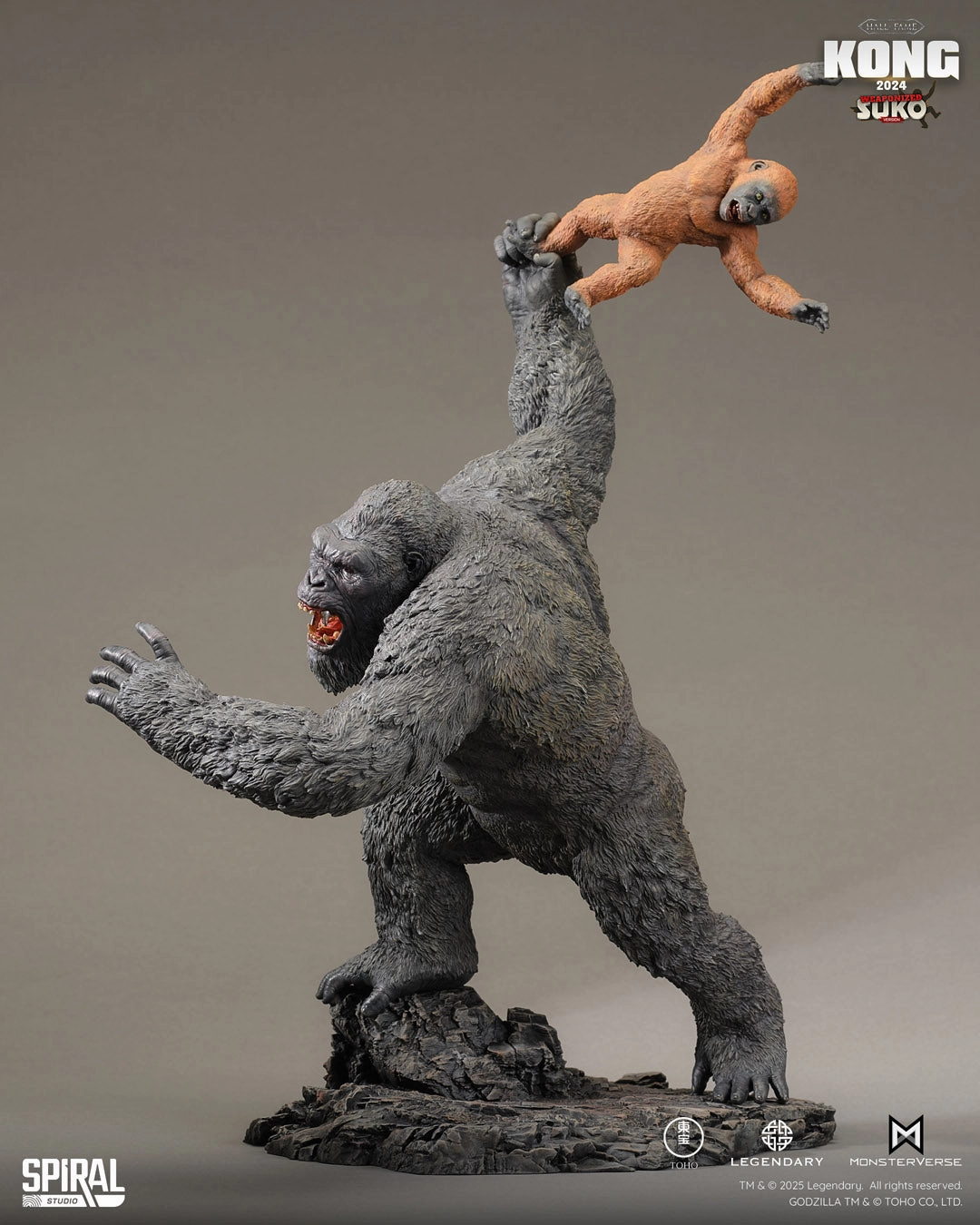 Godzilla x Kong: The New Empire - Kong 2024 (Weaponized Suko Version) Statue multicultural Collectors Piece