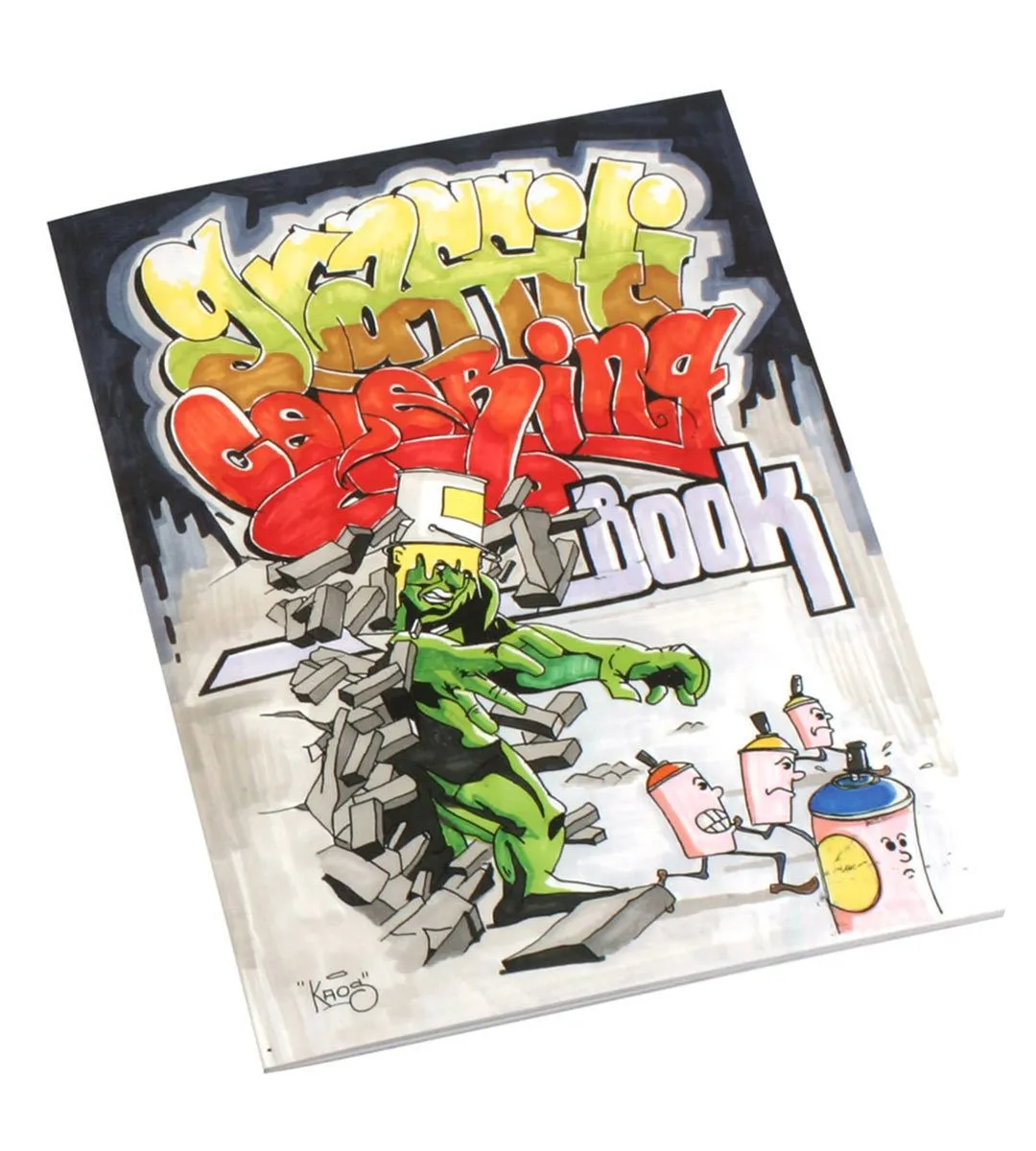 Graffiti Coloring Book Cartoon Figure