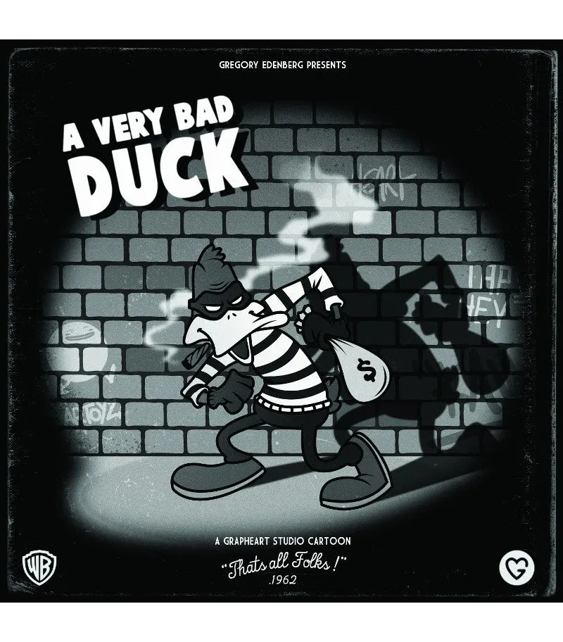 Grapheart - Bad Duck Print Prehistoric Animal