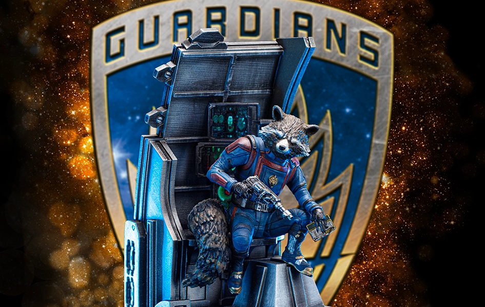 Guardians of the Galaxy Vol. 3 - Rocket Raccoon Art Scale 1/10 Patio Decor