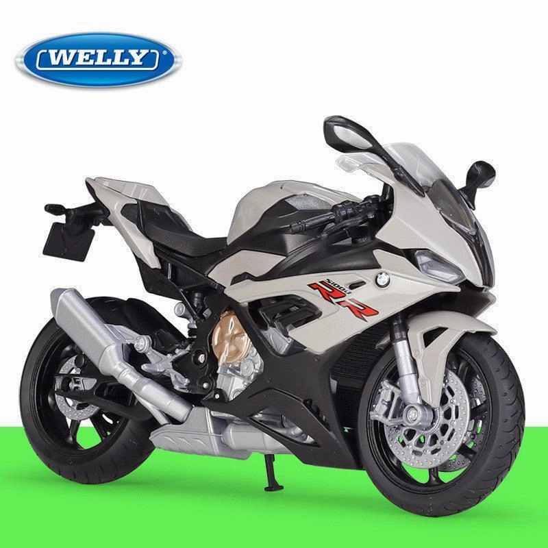 1:12 BMW S1000 RR 2021 Motorcycle Alloy Model Car Wormhole Travel