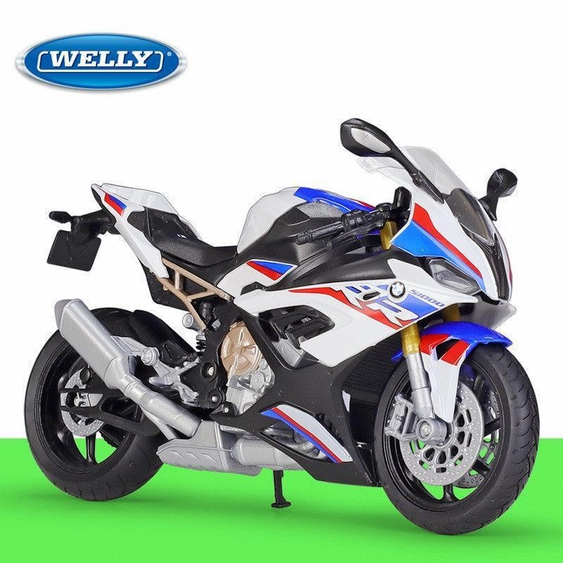 Driving Physics Memory Improvement 1:12 BMW S1000 RR 2021 Motorcycle Alloy Model Car