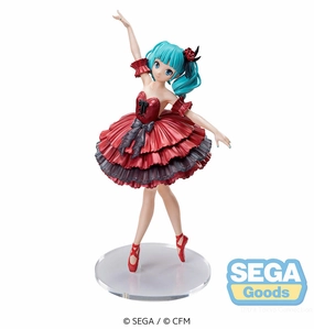 HATSUNE MIKU - Project DIVA MEGA39's Etoile Prize Figure - Luminasta - SEGA Diploma Receive