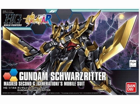 HGBF GUNDAM SCHWARZRITTER 1/144 - GUNPLA - Bandai Mystery Solving hypoallergenic