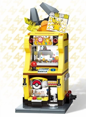 Pikachu Claw Crane Machine Scene Building Blocks Set Parallel Narrative AAA Production