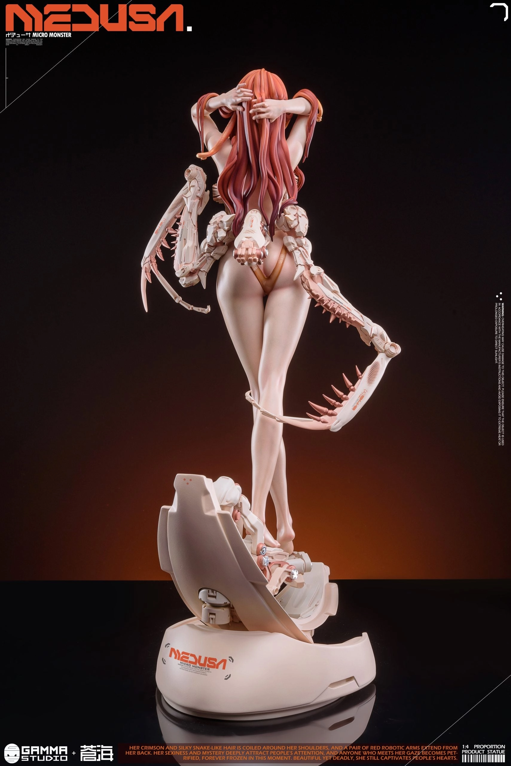 Micro Monster - Medusa 1/4 Scale Statue VR Experience Cultural Icon