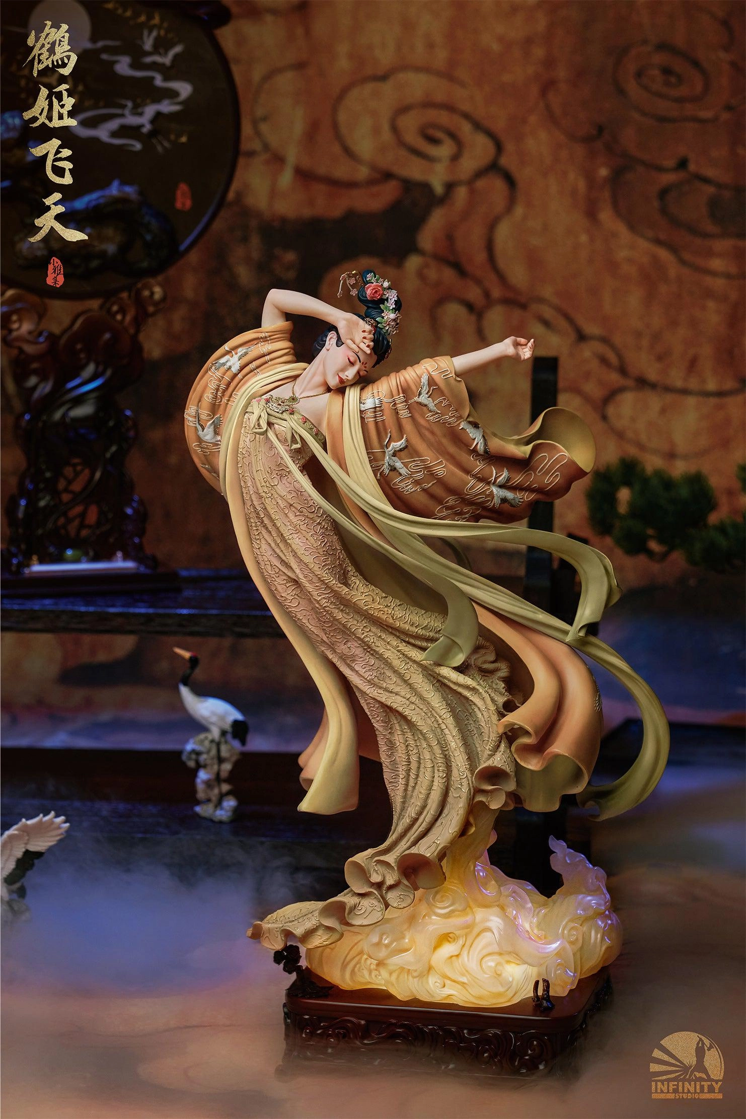 Flying Princess Crane Regular Version Statue Timeless Treasure