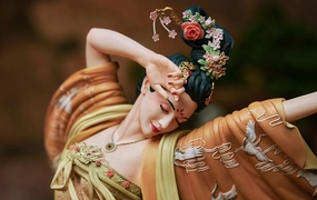 Competition Entry Mythical Beast Flying Princess Crane Regular Version Statue