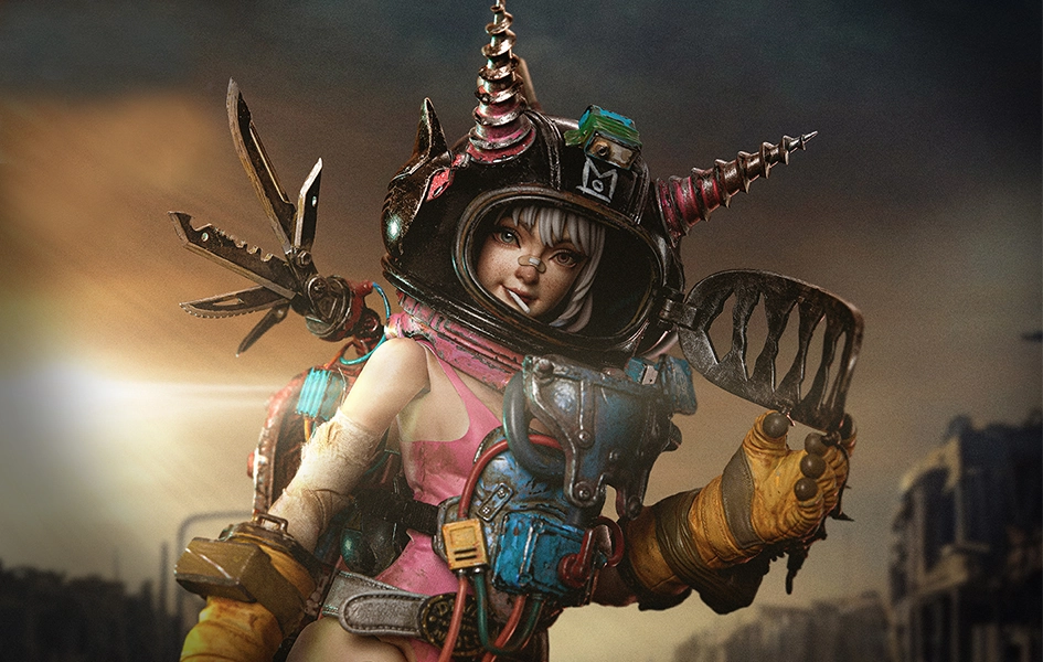 HUNTERS Day After WWIII - Devil Moli 1/6 Scale Figure Exquisite Craftsmanship Personalized Gift