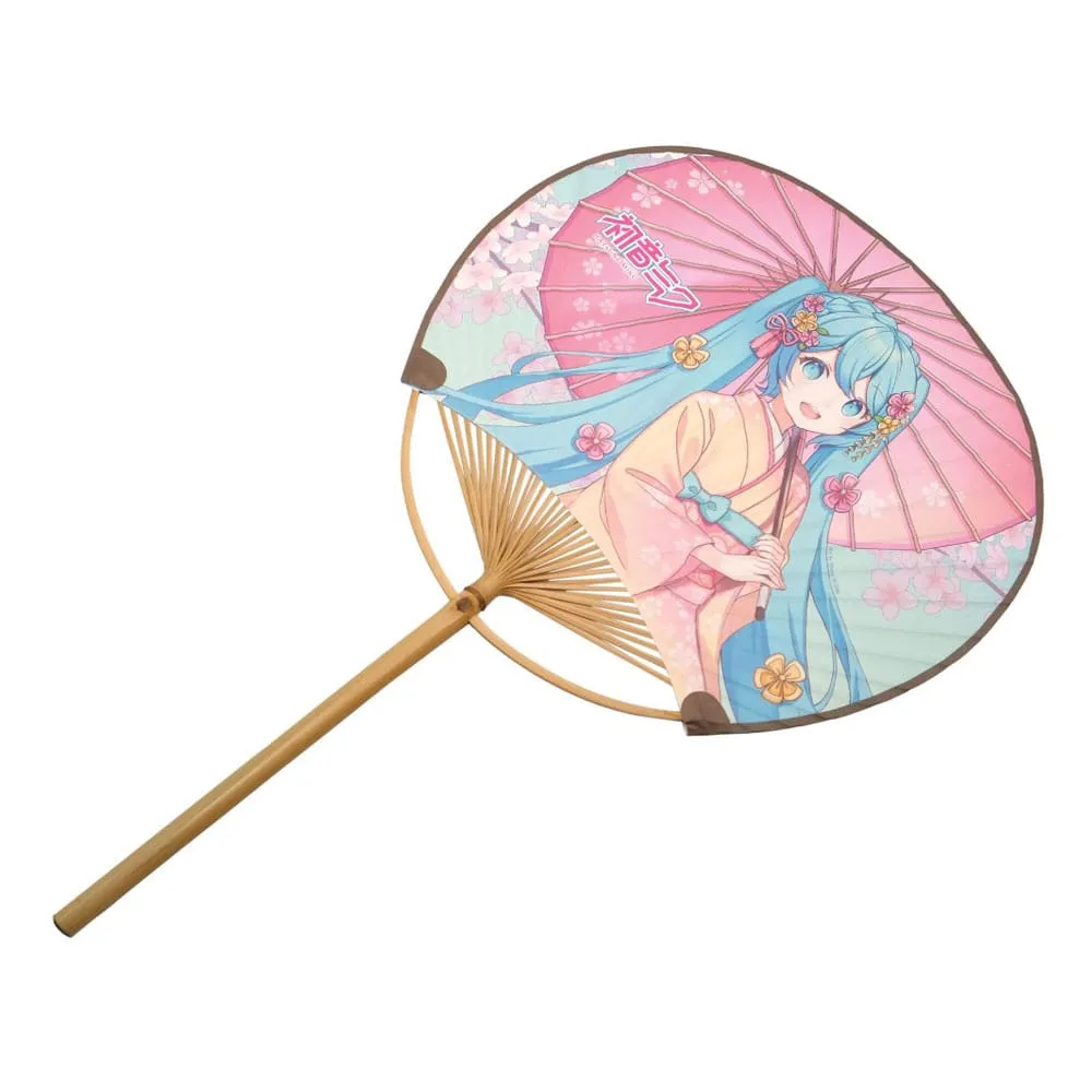 Hatsune Miku Non-Folding Uchiwa Fan Miku Kimono Expertise Master Security Ensure