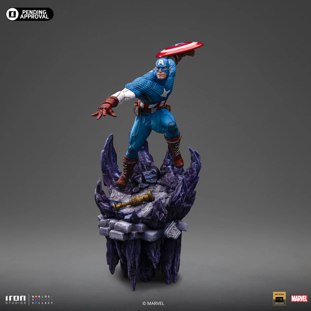 Themed Decor Conservation Grade Infinity Gauntlet Diorama - Captain America Deluxe Art Scale 1/10