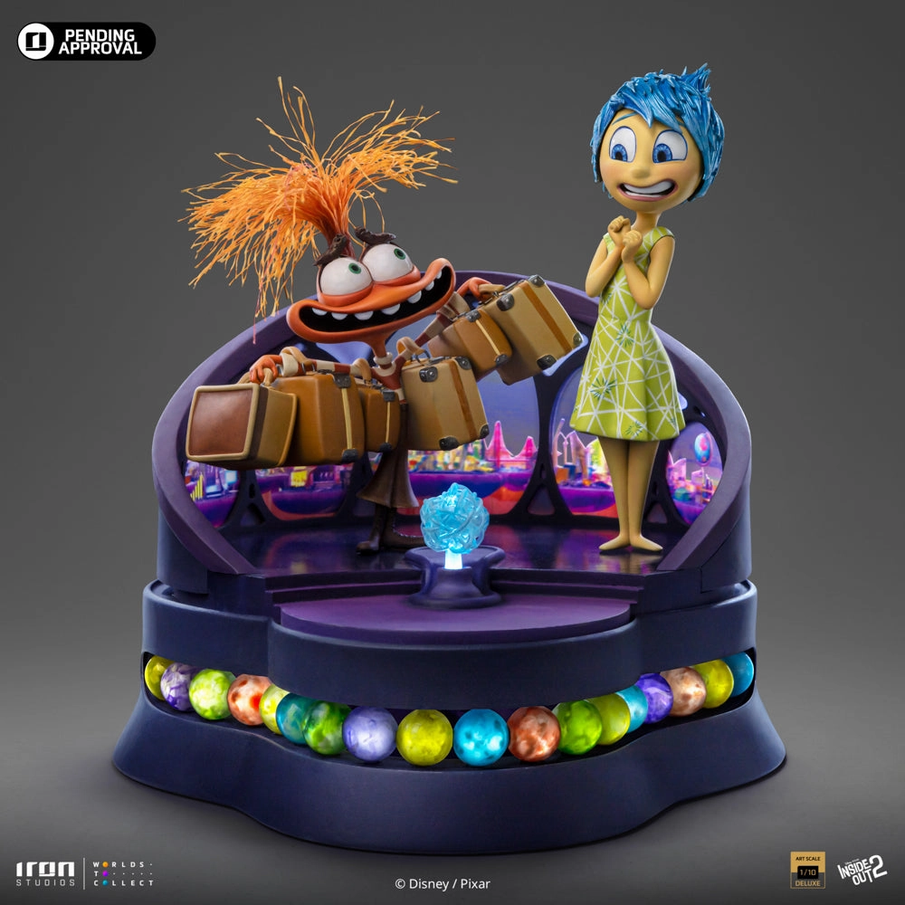 Inside Out - Joy and Anxiety Deluxe Art Scale 1/10 Sports Figure