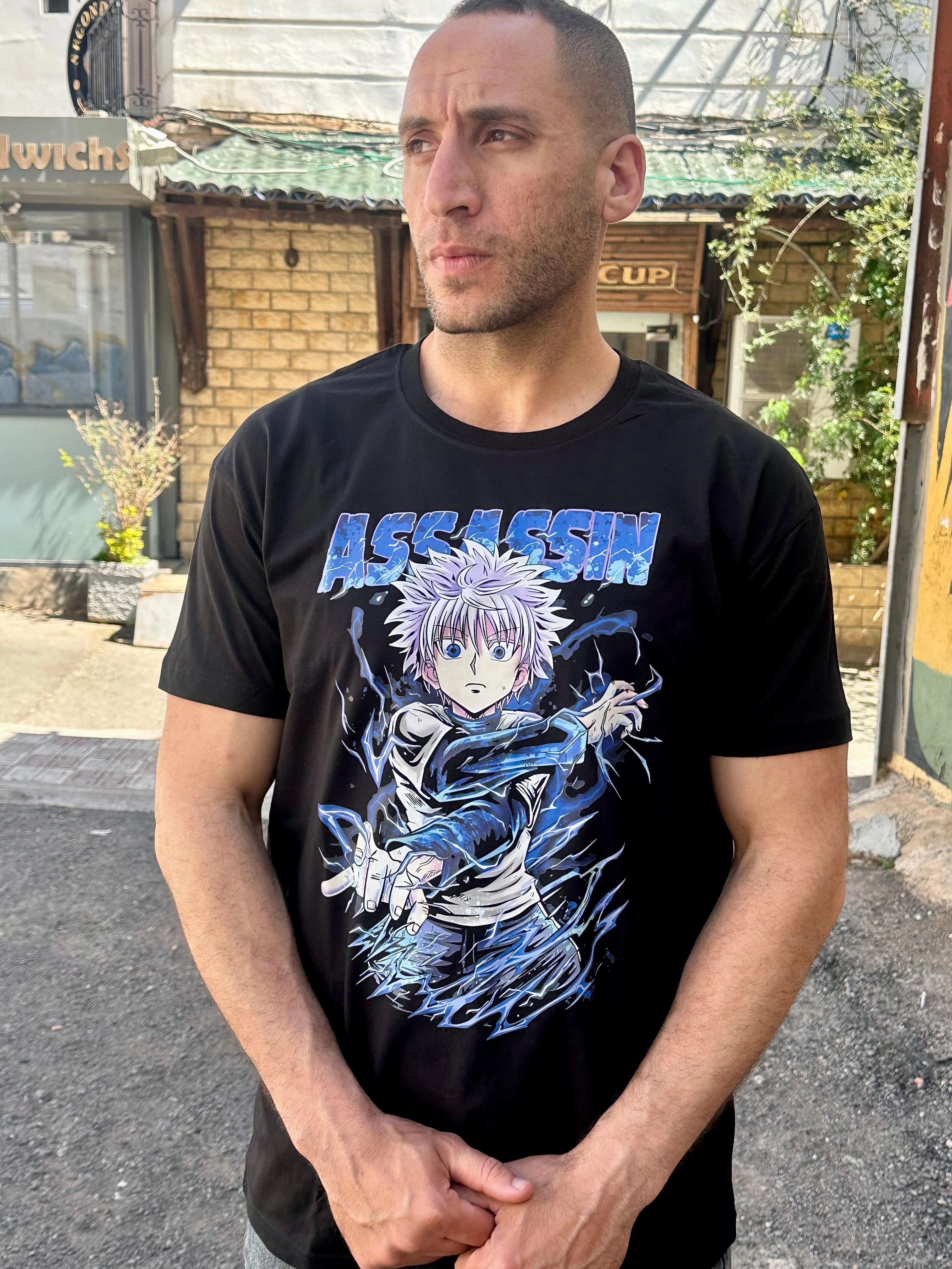 Geometry Set Obstacle Surmount T-shirt hunter x hunter