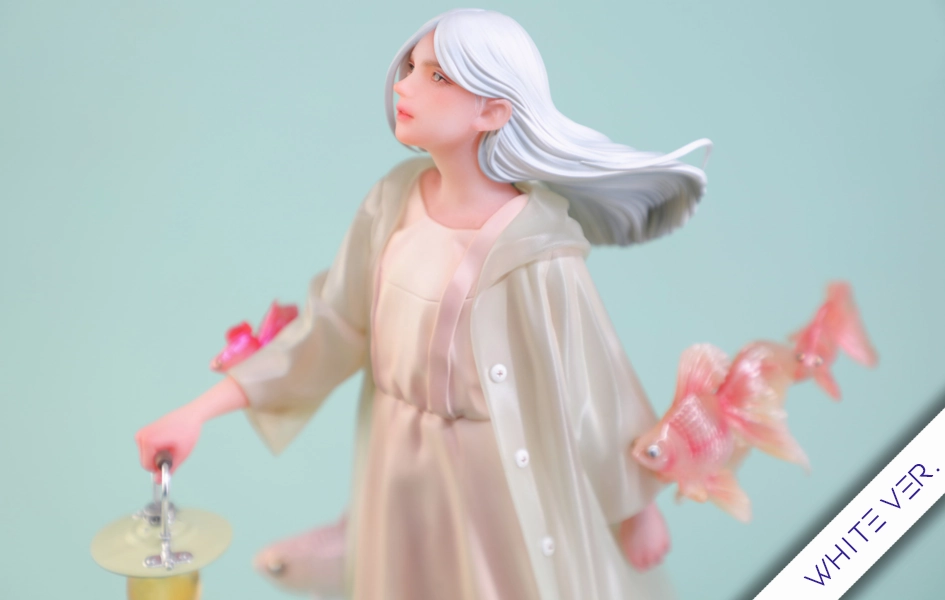 Ship Figure Into the Dark Forest White Ver. Statue