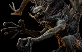 Iron Maiden - Fear of the Dark Eddie Art Scale 1/10 Historical Leader