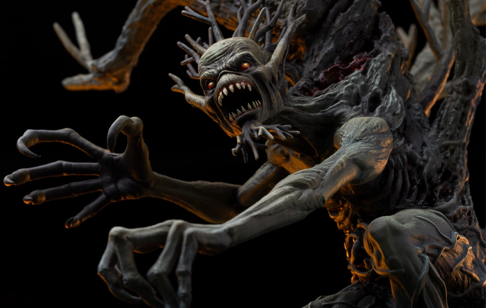 Iron Maiden - Fear of the Dark Eddie Art Scale 1/10 Historical Leader