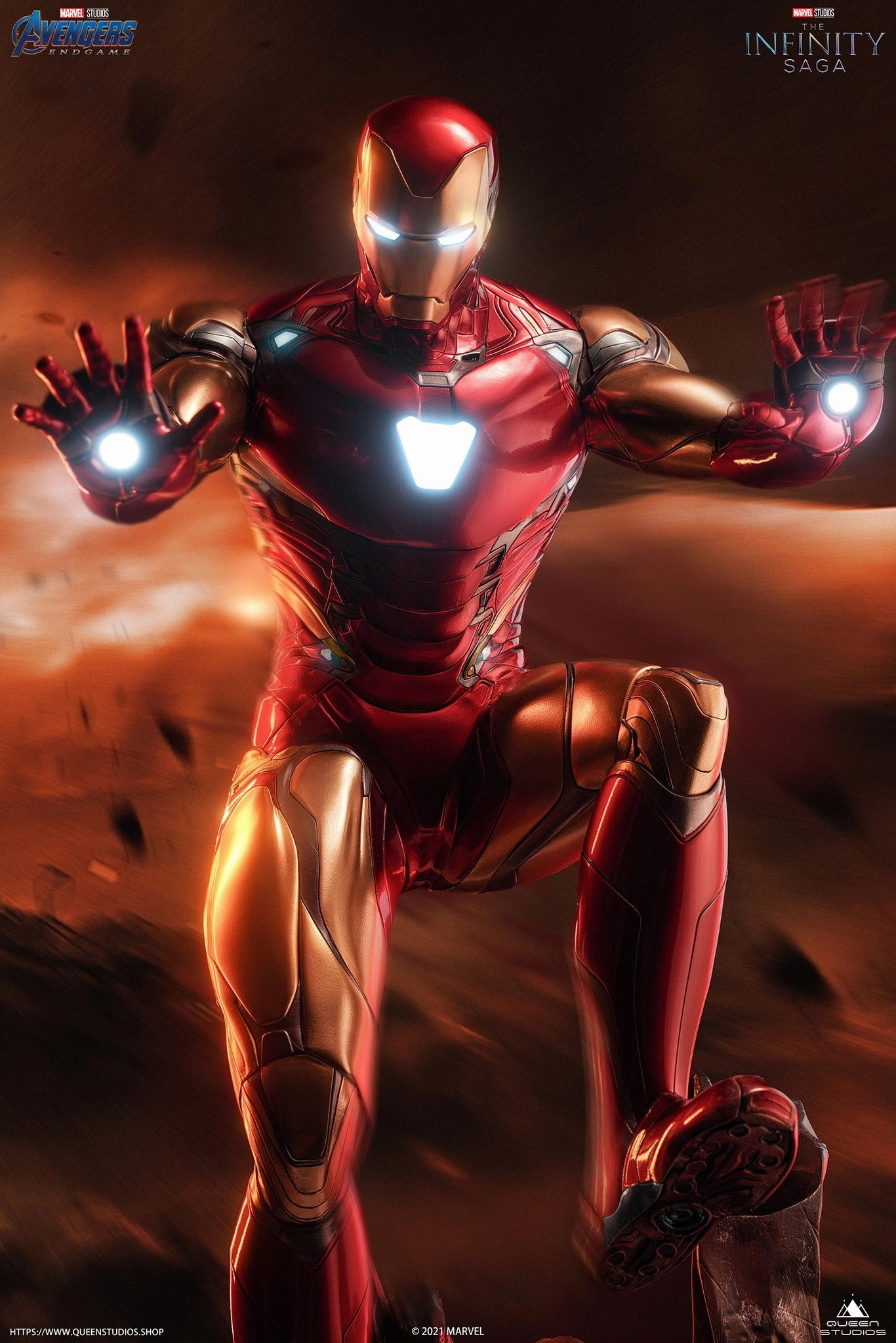 Iron Man Mark 85 1/4 Scale Statue Independent Artist Scandinavian design