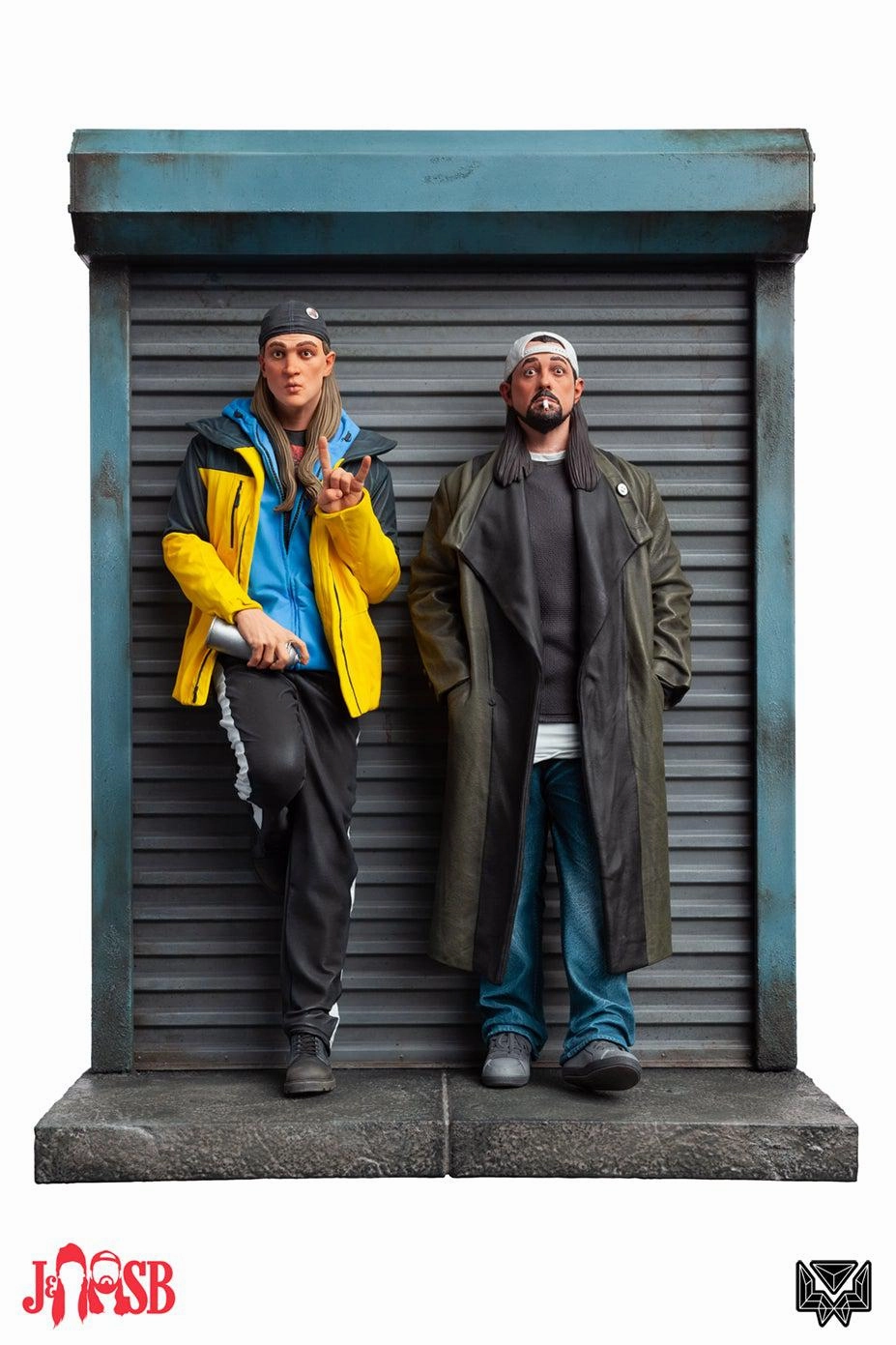 Jay and Silent Bob 1/6 Scale Statue Robot Model