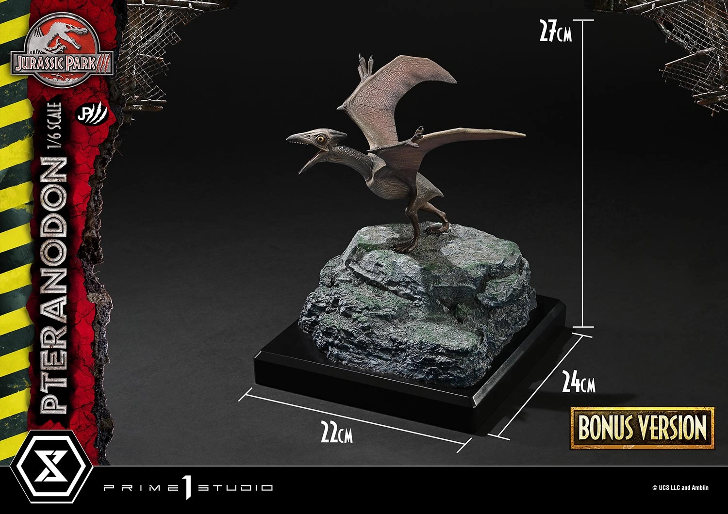 Jurassic Park III - Pteranodon (Bonus) 1/6 Scale Statue Dinosaur Replica