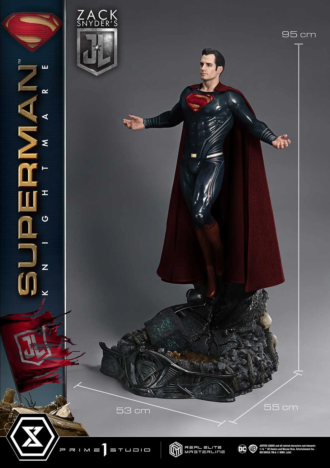 Justice League - Superman (Knightmare Regular) 1/3 Scale Statue Immersive experience