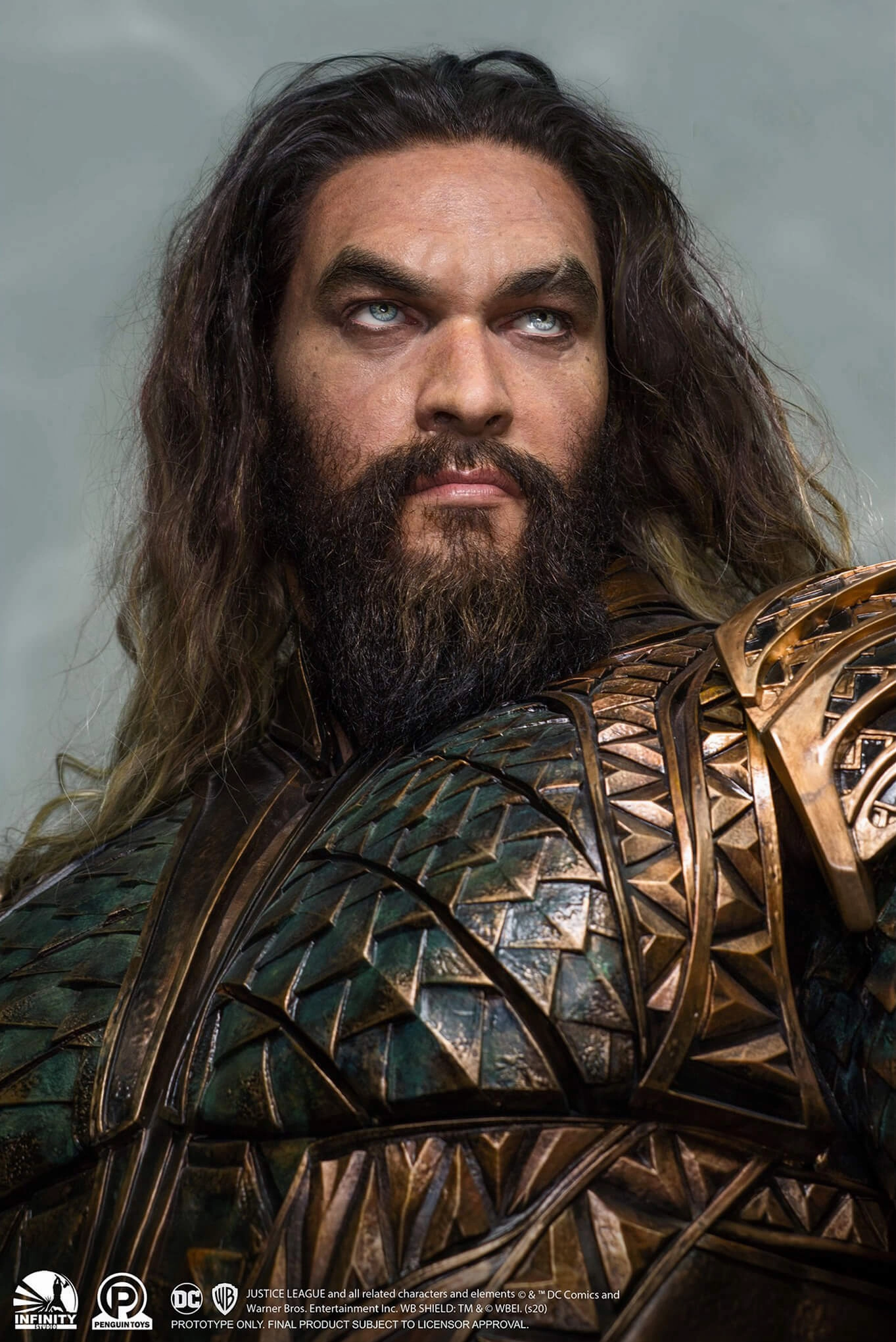 Museum Quality Justice League: Aquaman Lifesize 1:1 Bust