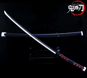 Kamado Tanjiro Black Sword Nichirin Blade Metal Replica Player's Choice