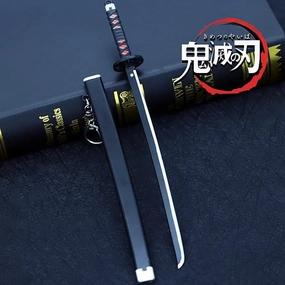 Generation Defining Kamado Tanjiro Nichirin Blade Black Sword Metal Replica