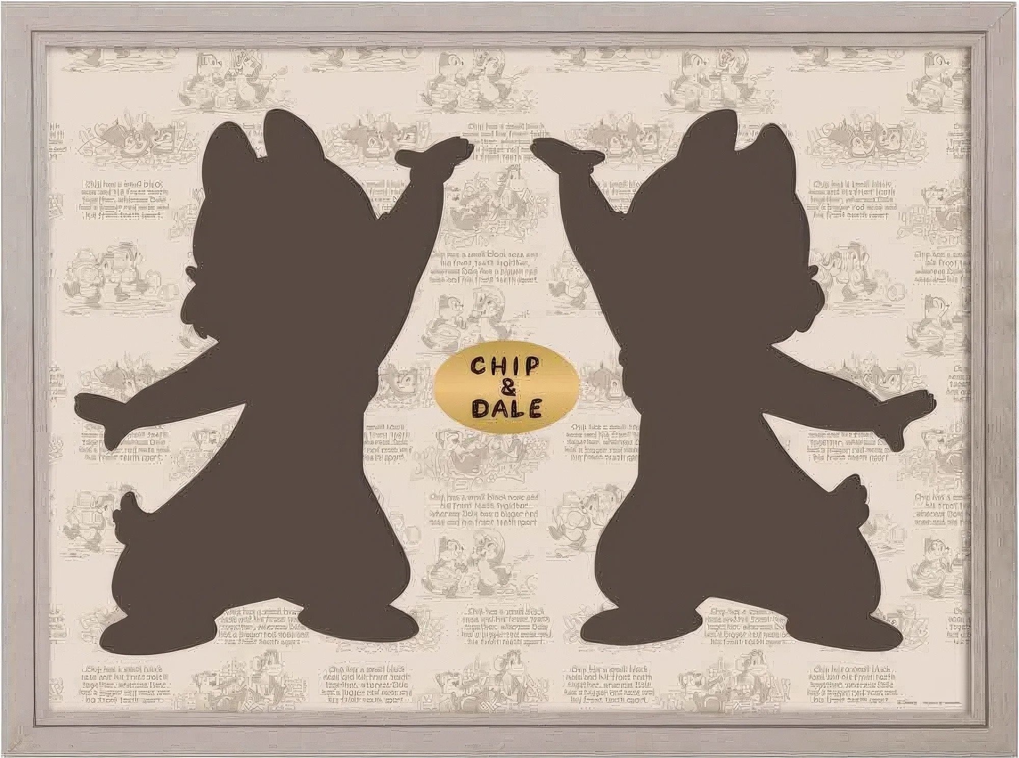 Yanoman 16177-0550??Chip & Dale??Puzzle Frame Electron Movement Deep Sea