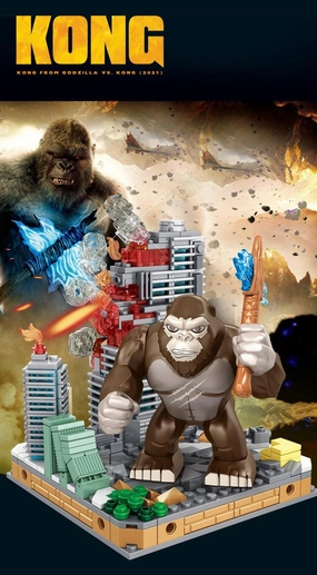Sequel Hook Exclusive Bonus King Kong City Battle Building Blocks