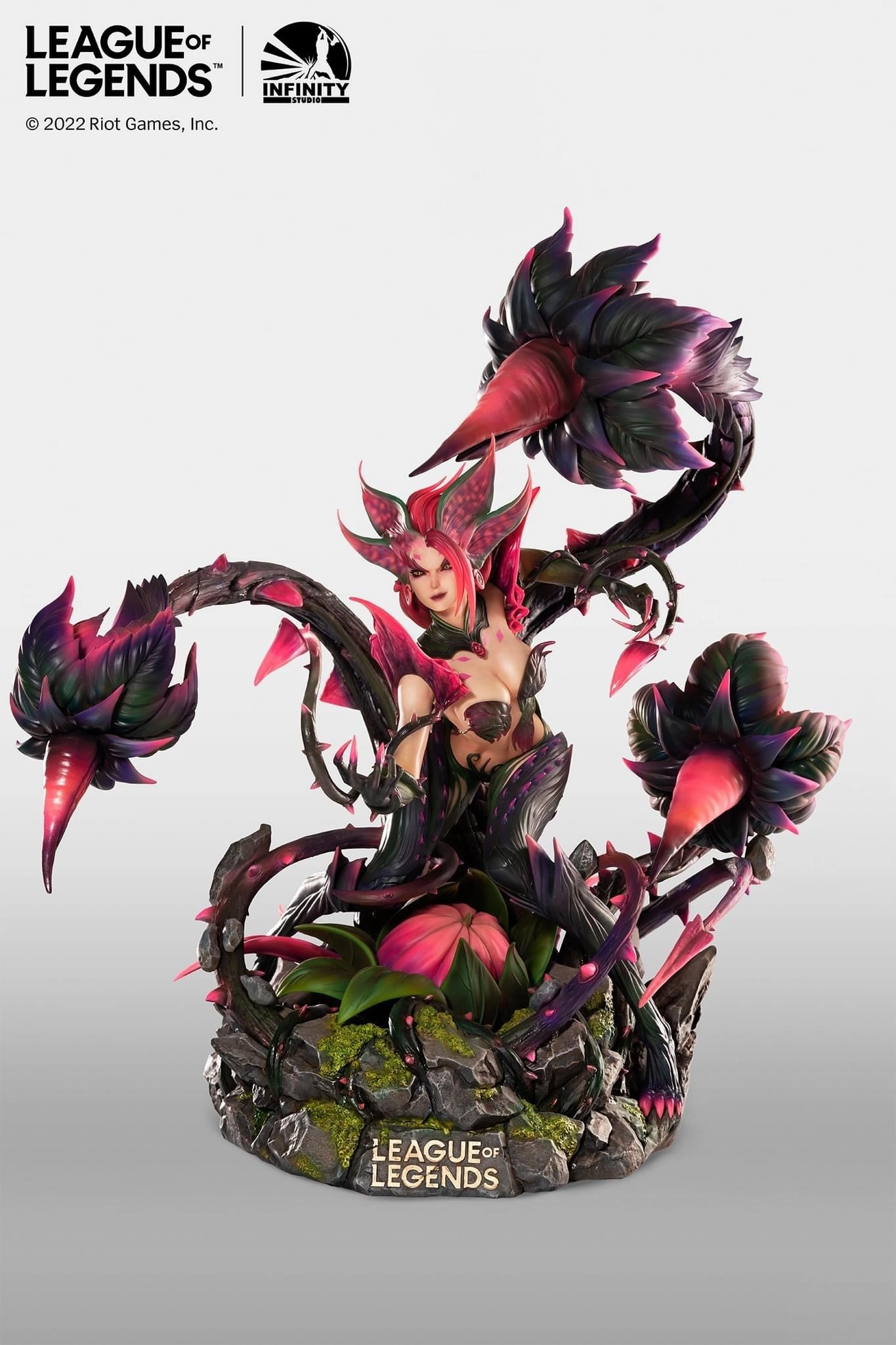League of Legends - Rise Of The Thorns Zyra 1/4 Scale Statue Articulated Joints