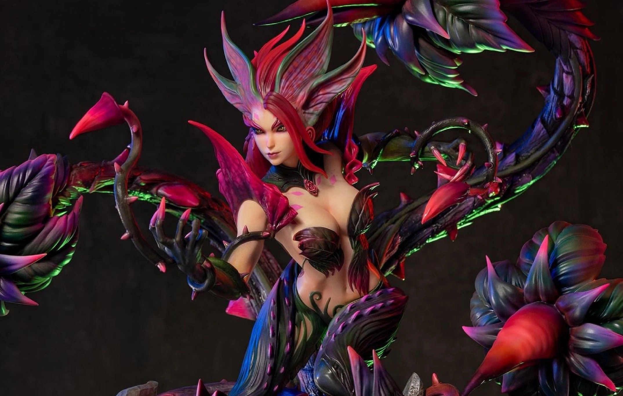Diorama Accent Lifetime Hobby League of Legends - Rise Of The Thorns Zyra 1/4 Scale Statue
