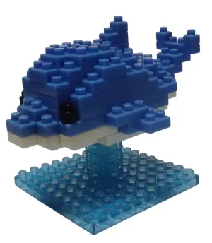 Daiso PB0024??Dolphin??81 Pieces Mini Block Charity Perform