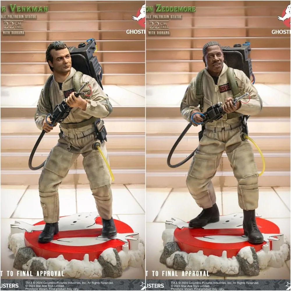 Discovery Set Fashion Design Ghostbusters Statyer 1/8 Peter Venkman och Winston Zeddemore Twin Pack 22 cm