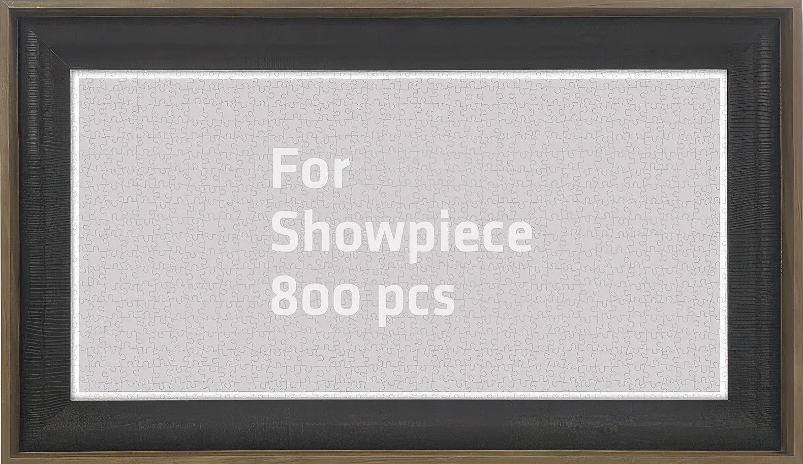 Equality Promote Pintoo W1093??Showpiece Frame Pro for 800 (Chestnut) (for 58.8 x 30.8 cm)??Puzzle Frame