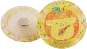Pintoo D1370??Pompompurin - Colorful Fruit Juice - Orange Pompompurin??16 Pieces Magnet Puzzle Song Composition
