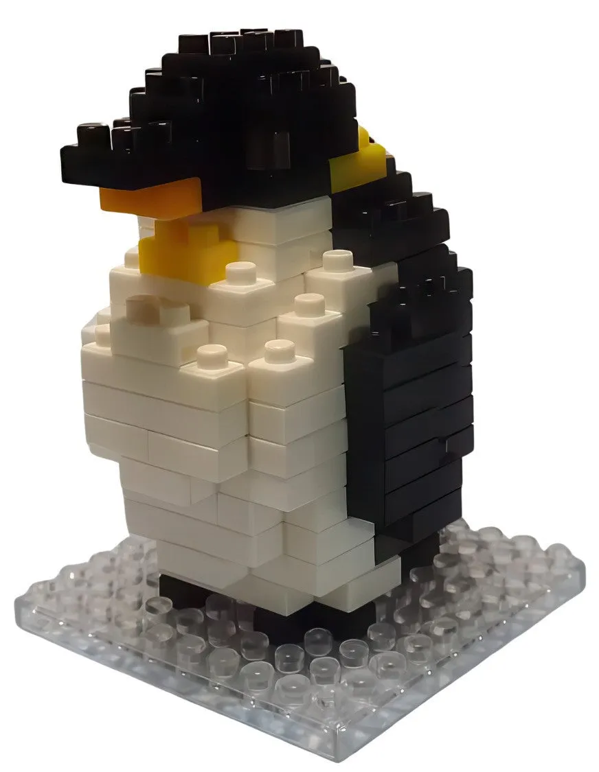 Daiso PB0026??Parent Penguin??107 Pieces Mini Block Office Set Simulation Game