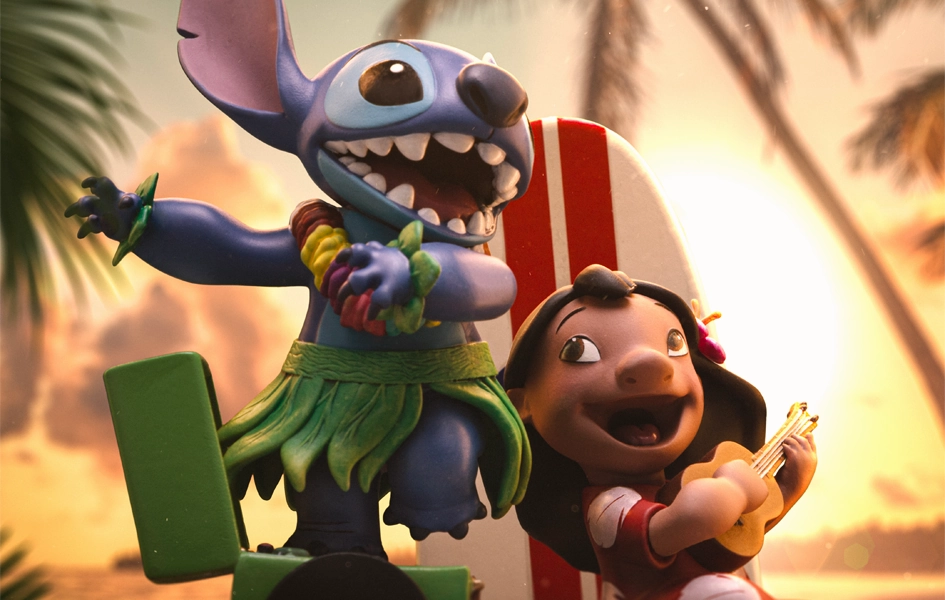 Historic Figure Lilo & Stitch Deluxe Art Scale 1/10