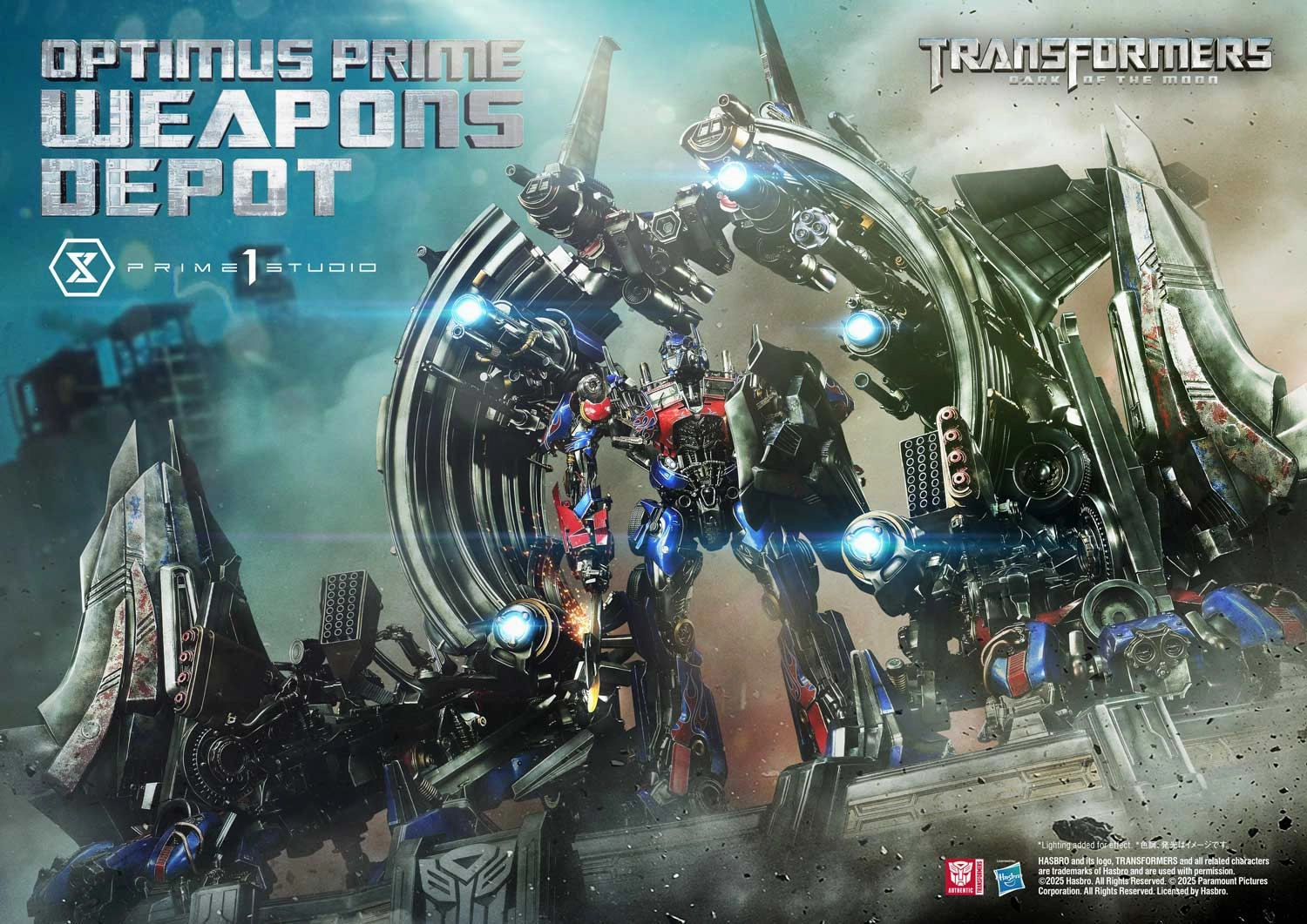 Transformers: Dark of the Moon - Optimus Prime Weapons Depot (Regular) Statue Desktop Hero