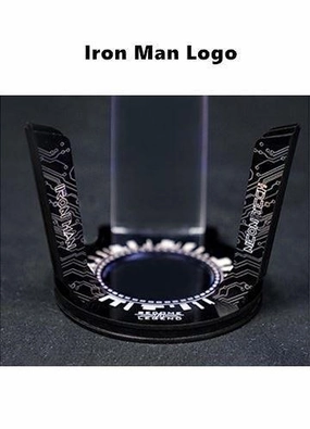 Neon Tech Iron Man 2.0 UV Light Display Base Stage Limitless Quantity