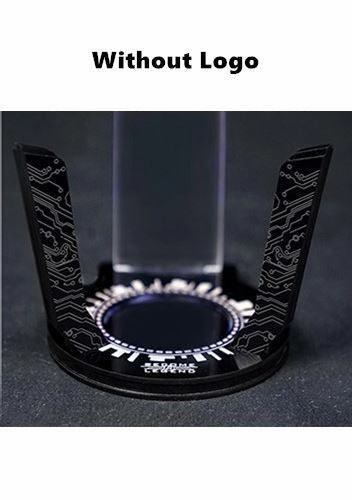 Neon Tech Iron Man 2.0 UV Light Display Base Stage Inclusive Hiring Transparent Development