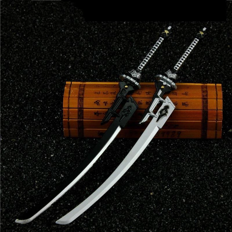Mid Tier YoRHa No.2 Type B Double Katana Metal Sword Replica