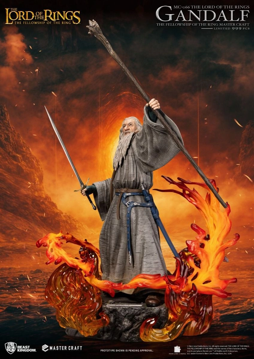 PVC Replica LOTR: The Fellowship of the Ring - Gandalf MC-066 Master Craft Statue