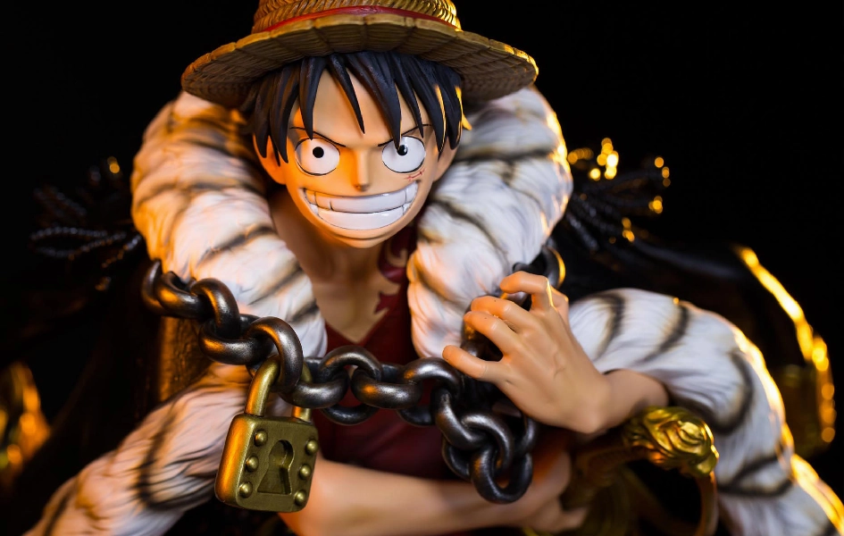 Acrylic Stand Book Character Luffy (Log Collection) 1/4 Scale Statue