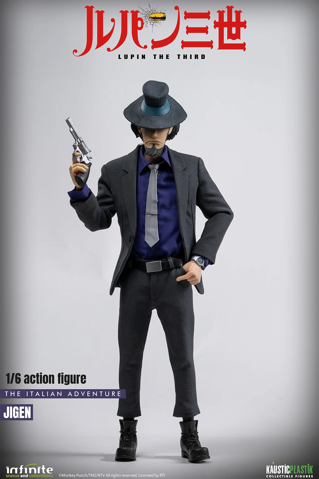 Detailed Hero Science fiction Lupin the 3rd Part IV: The Italian Adventure - Jigen (Standard Ed.) 1/6 Scale Figure
