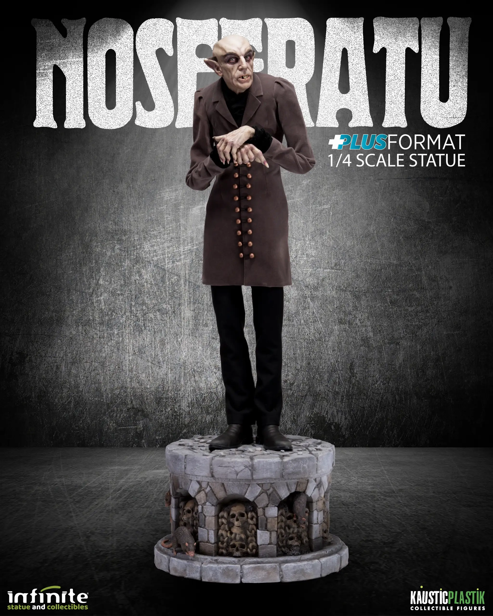 Nosferatu Plus Format 1/4 Scale Statue Instagram Worthy Movie Hero