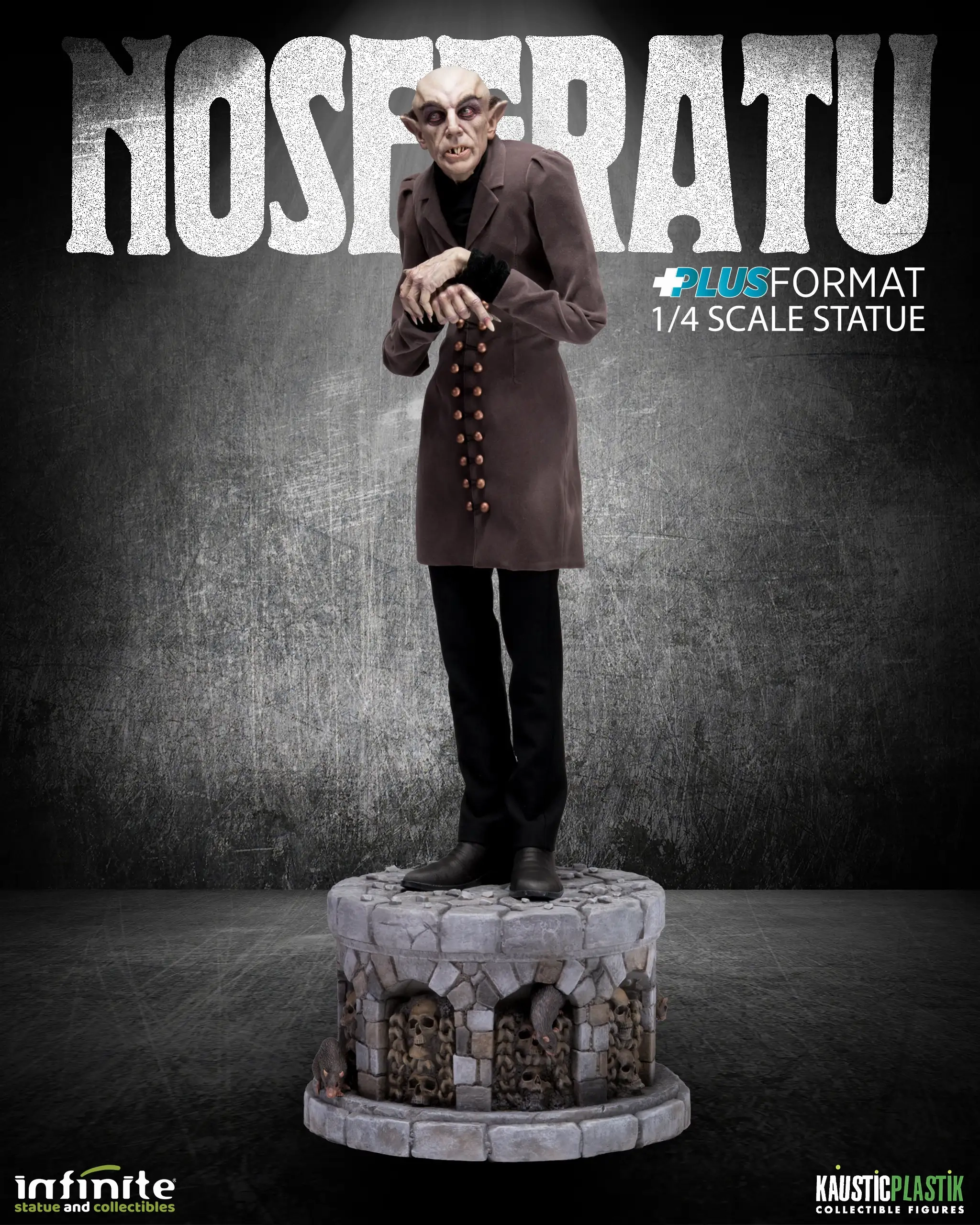 Plush Companion Nosferatu Plus Format 1/4 Scale Statue